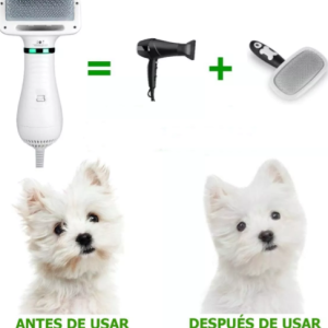 PEINE SECA Y MASAJEADOR ANTIESTRS CANINO