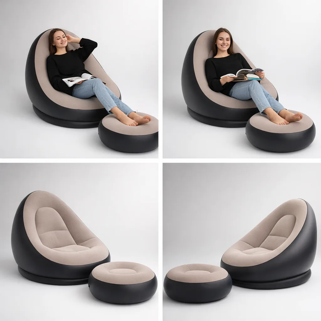 Tumbona Inflable Moderna de Lujo - Imagen 2