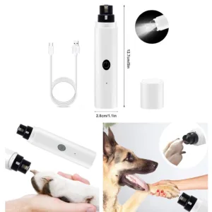 LIMA ELECTRICA CON LUZ PARA MASCOTAS