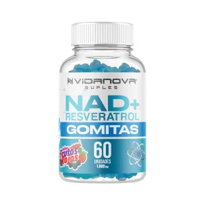 gomitas NAD resveratrol 1000mg Vidanova suplemento