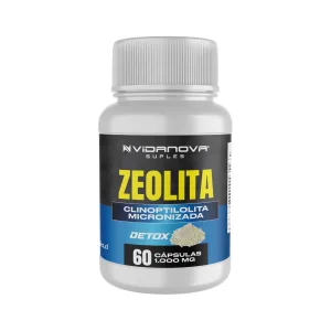 zeolita 1000mg Vidanova cápsulas detox suplemento
