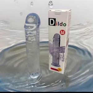Dildo Luminoso con Chupón Vibralux 300 Ventosa Potente