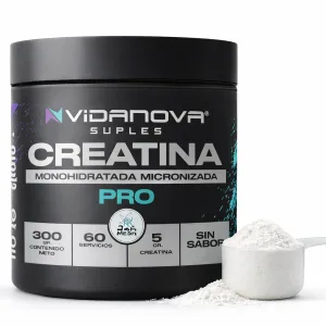 Creatina Monohidratada 300g 200 Mesh Vidanova Suples