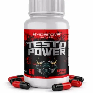 Testo Power 1000mg 60 Cápsulas – Suplemento Energía y Rendimiento Masculino