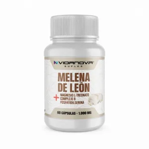 melena de leon 1000mg 60 caps vidanova suples suplemento