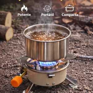 Cocinilla Gas Camping Portátil | Estufa Gas Camping
