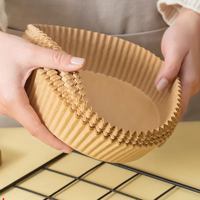 Papel para Freidora de Aire 16cm (100 Unidades) Antiadherente - Imagen 4