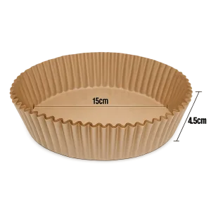 papel para freidora de aire 16cm 100 unidades