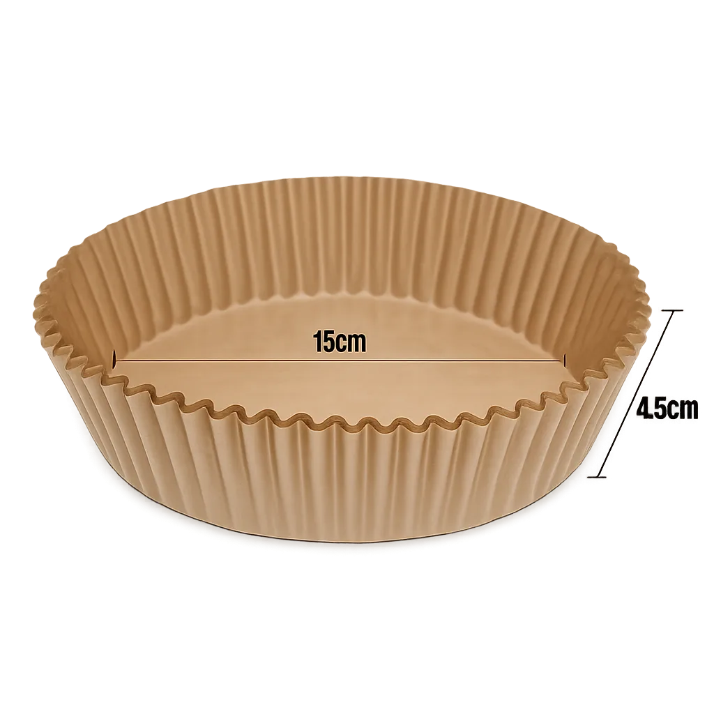 papel para freidora de aire 16cm 100 unidades