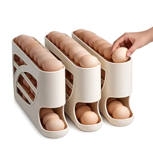 dispensador de huevos 4 niveles organizador refrigerador automático