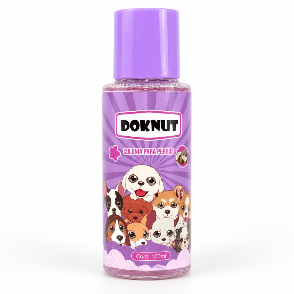 Colonia para perros DOKNUT aroma a coco 100 ml